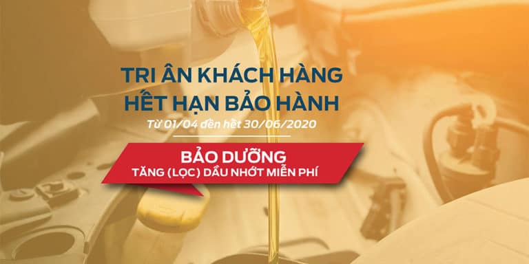 Chương trình tri ân khách hàng hết hạn bảo hành tiêu chuẩn tháng 4 tại Ford Bình Dương